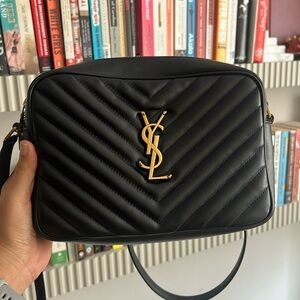 YSL Authentic Black Camera Bag